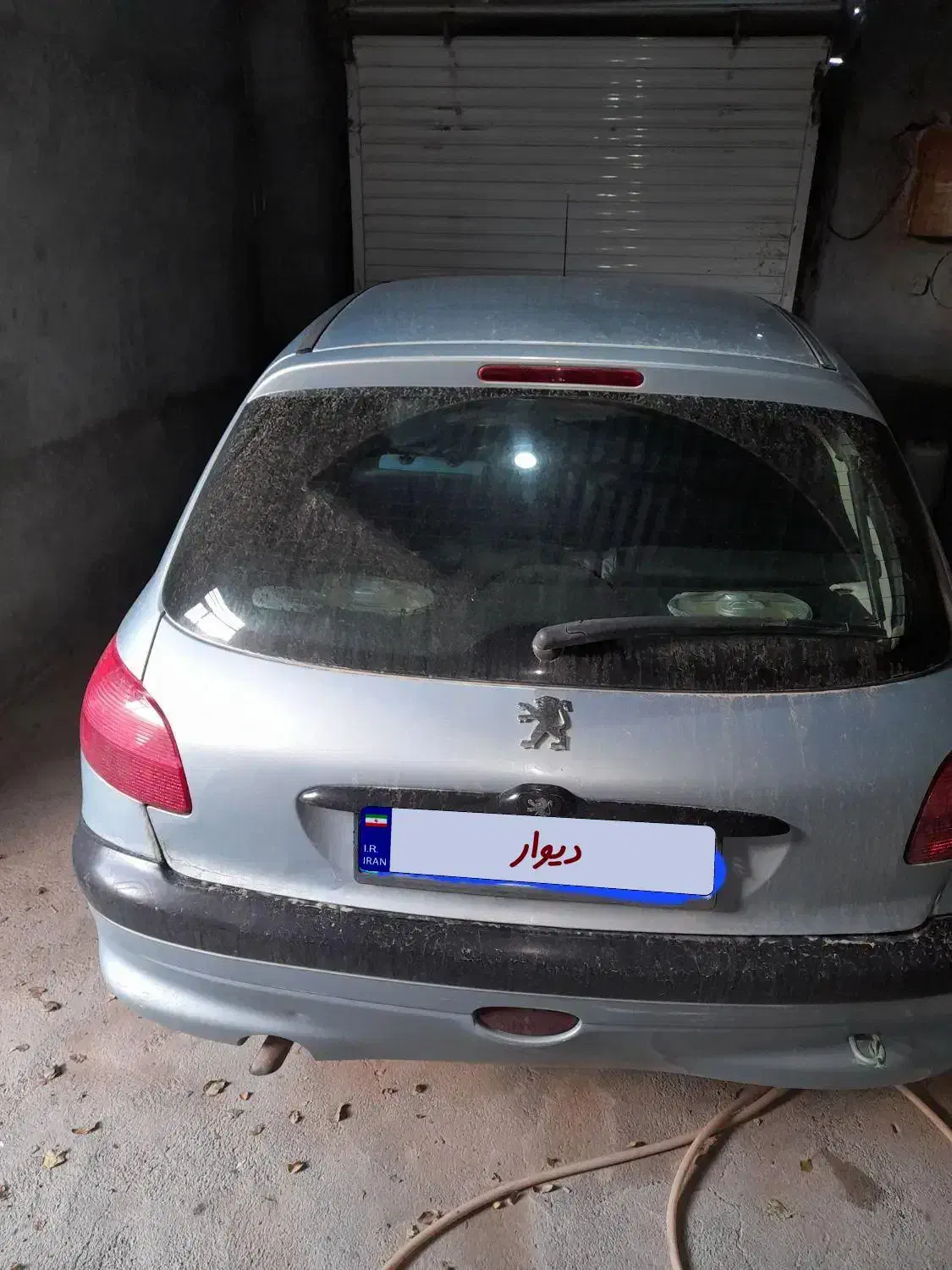 ۲۰۶ تمیز نقره آبی تیپ ۲ تمیز وسالم معاوضه۱۳۲ و۱۱۱|خودرو سواری و وانت|قوچان, |دیوار