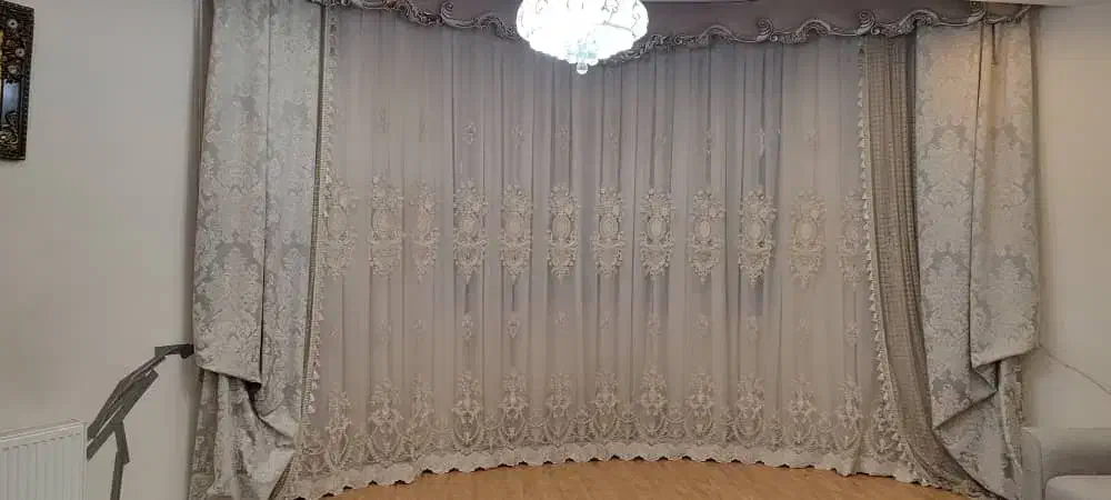 پرده 6متری نو|پرده، رانر، رومیزی|ایذه, |دیوار