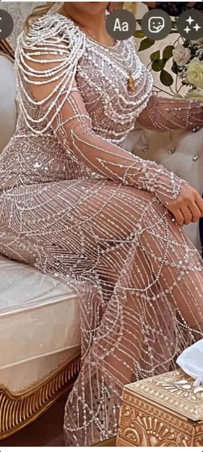 پیراهن سنگ دوزی سایز ۴۲|لباس|رباط‌کریم, رباط‌کریم|دیوار