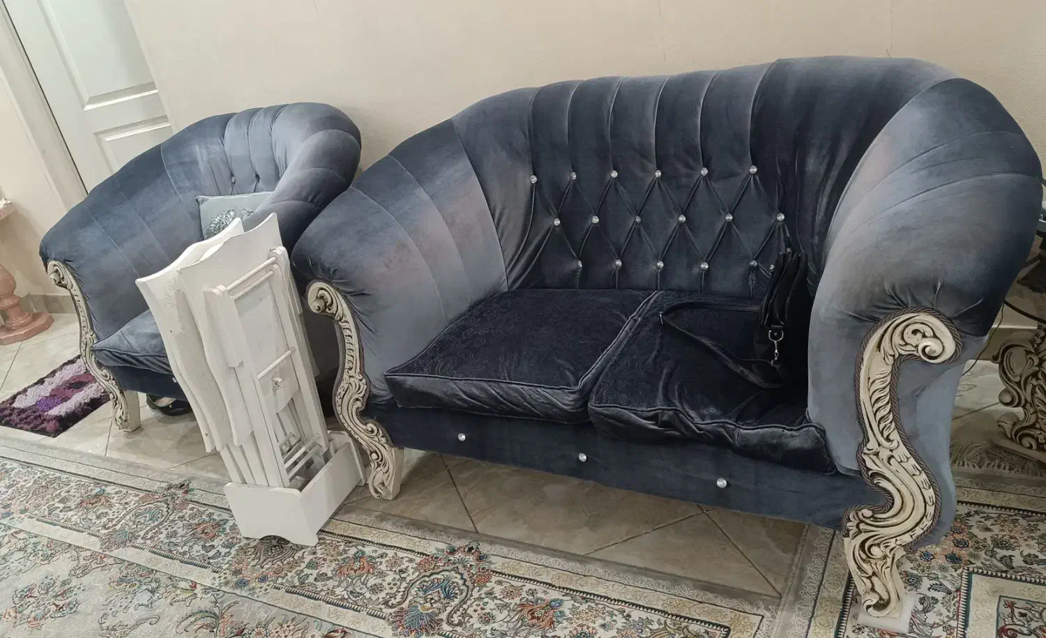 مبل راحتی 7نفره|مبلمان خانگی و میز عسلی|ری, دیلمان|دیوار