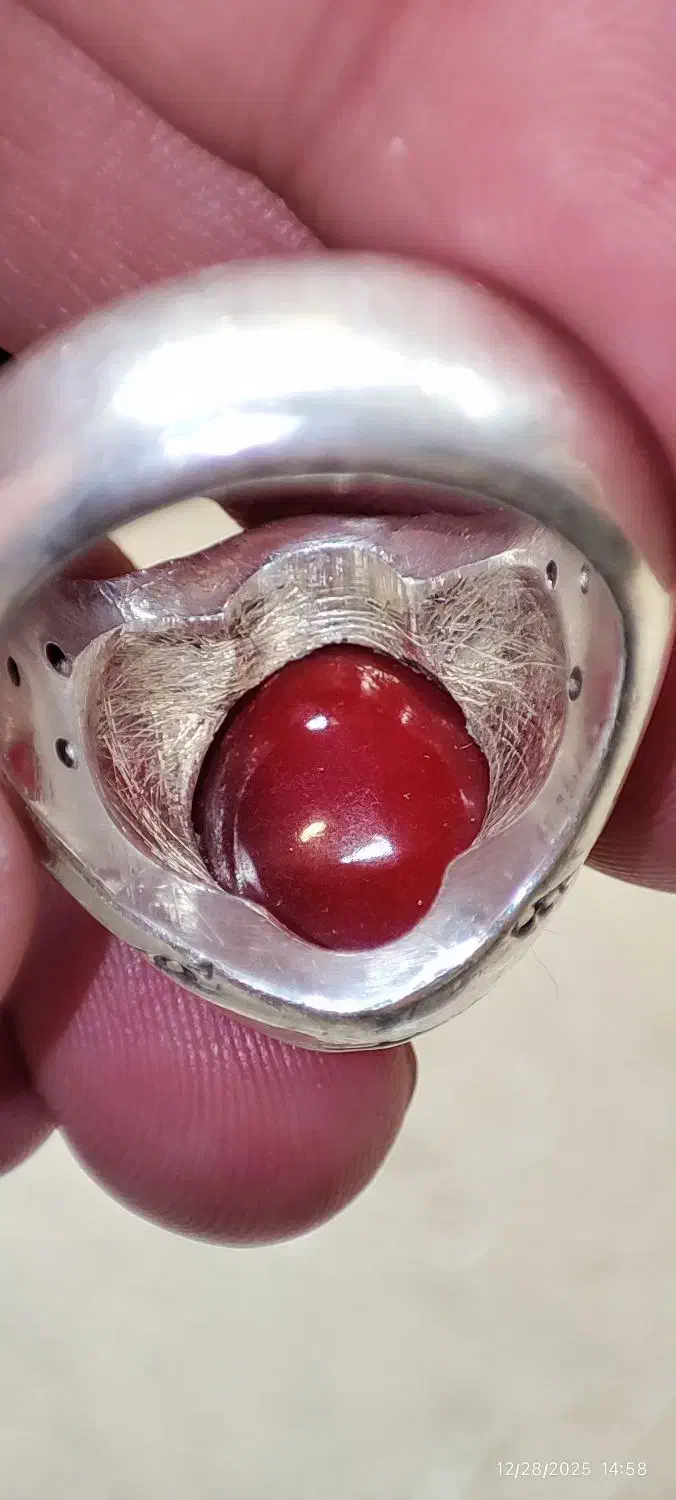 انگشتر فاخر عقیق کهنه یمن|بدلیجات|مشهد, هفده شهریور|دیوار