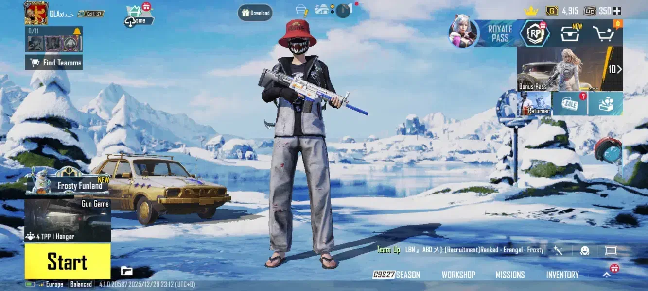 اکانت پابجی|کنسول، بازی ویدئویی و آنلاین|شیراز, امام حسین|دیوار