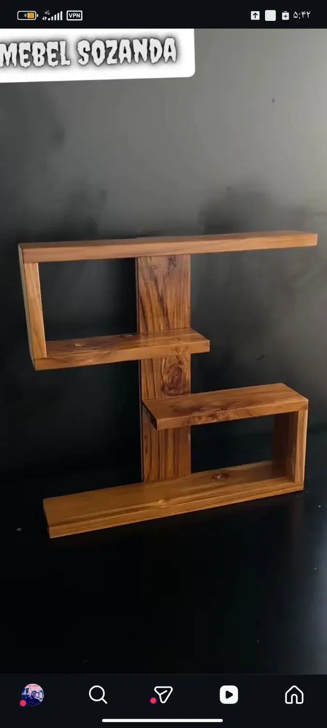 انواع جا گلدونی و شلف دیواری در خدمتم|صنایع دستی و سایر لوازم تزئینی|بجنورد, |دیوار