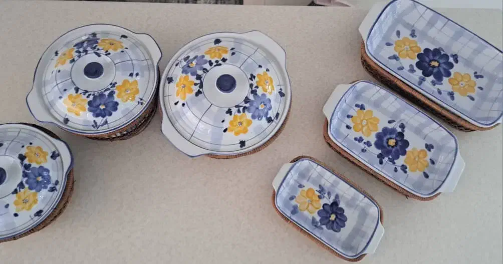 چینی گل پنبه|ظروف سرو و پذیرایی|تهران, شهرک فردوس (حسینی)|دیوار