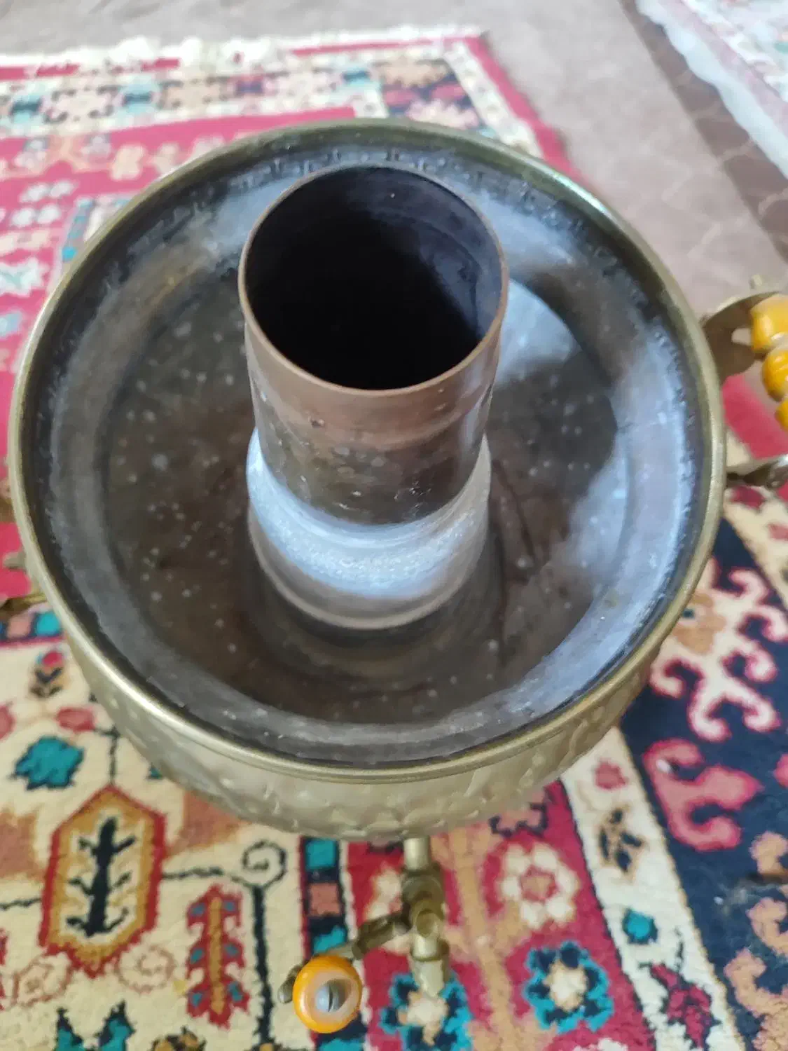 سماور ذغالی برنجی|سماور، چایساز، قهوهساز|کرج, حصارک پایین|دیوار