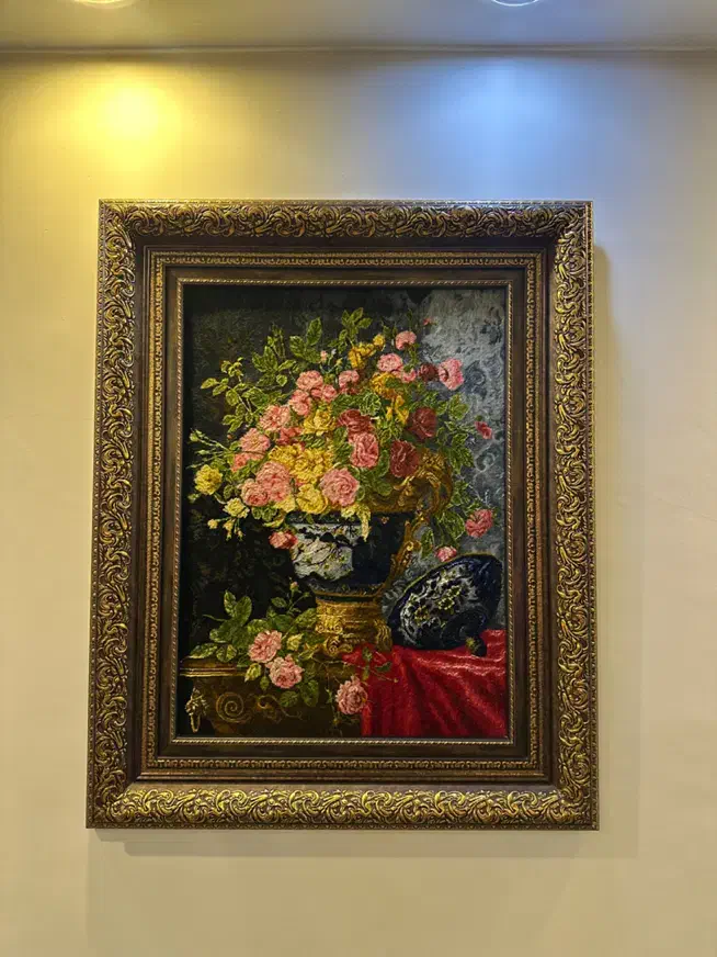 تابلو فرش های دست باف گل ابریشم|تابلو فرش|تهران, صادقیه|دیوار