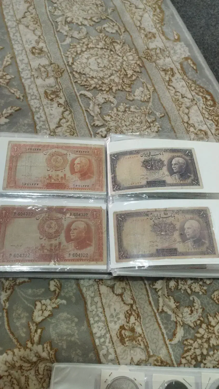 آلبوم۸۰تای اسکناس رضاپهلوی اول ودوم تکی نمفروشم|کلکسیون سکه، تمبر، اسکناس|سقز, |دیوار