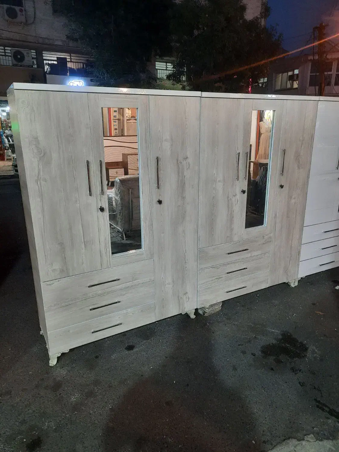 کمد لباس آینه دار|جاکفشی، کمد، دراور|رشت, خمیران زاهدان|دیوار