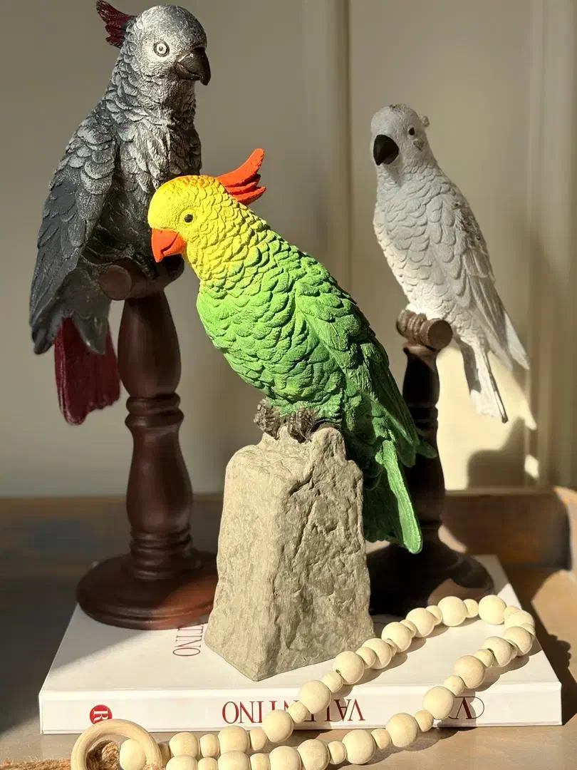 دکوری طوطی جذاب|مجسمه، تندیس، ماکت|ری, دولت‌آباد|دیوار