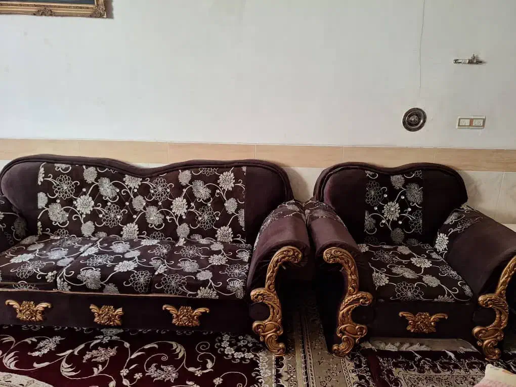 مبل نیمه استیل|مبلمان خانگی و میز عسلی|قم, ژاندارمها|دیوار