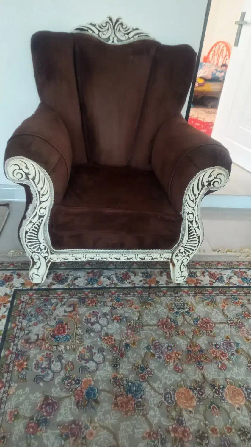 مبل چهار نفره تمیز بدون پارگی|مبلمان خانگی و میز عسلی|رامسر, |دیوار