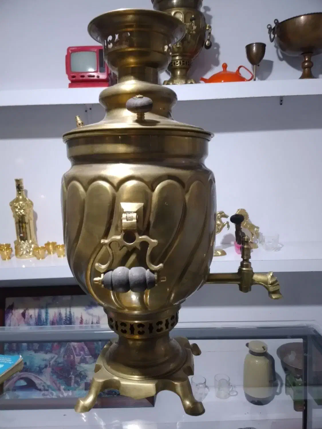 سماور روسی زغالی|سماور، چای‌ساز، قهوه‌ساز|بجنورد, |دیوار