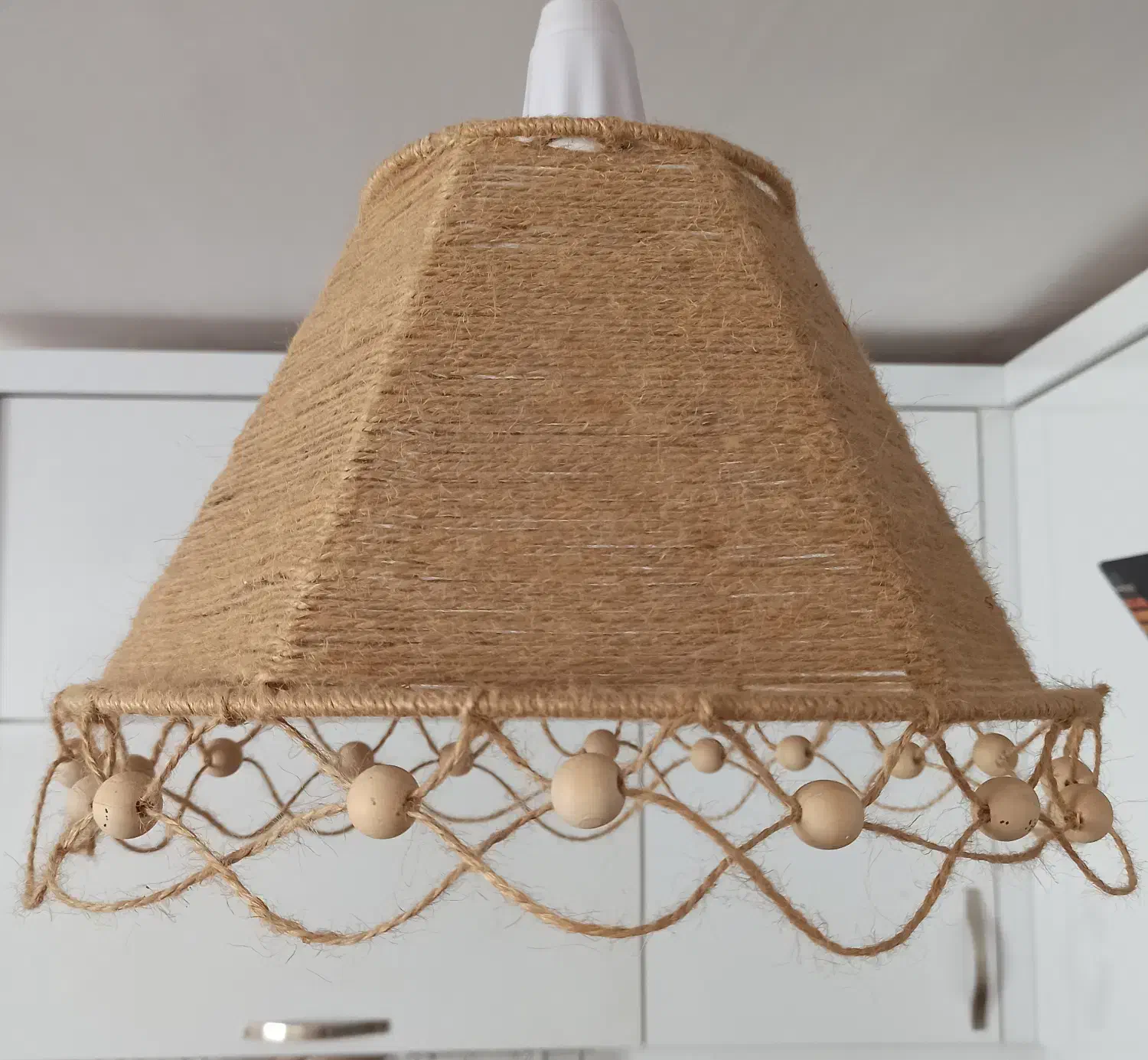 لوستر مکرومه و رافیا|لوستر و چراغ آویز|مشهد, مصلی (کارمندان اول)|دیوار