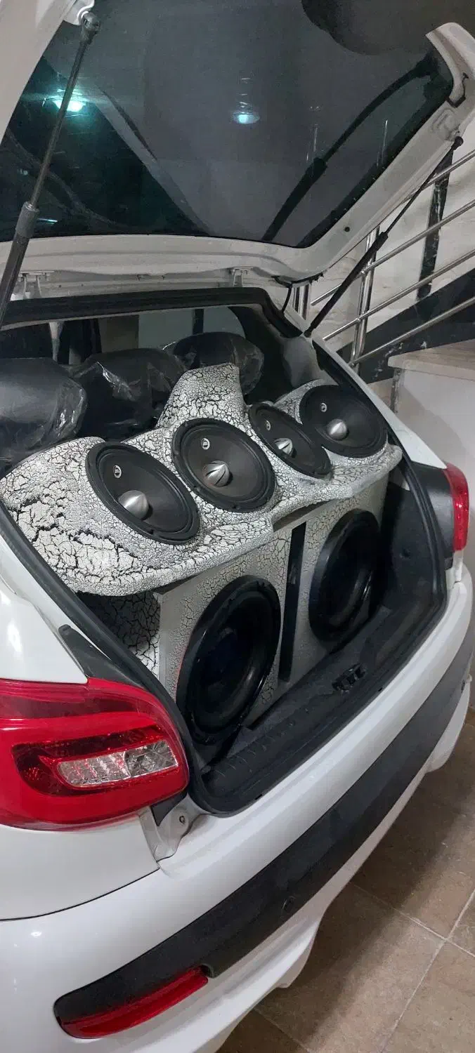 سیستم صوتی میدرنج ساب طاقچه و باکس سه بعدی ۲۰۷|قطعات یدکی و لوازم جانبی|اسلامشهر, شهرک انبیا|دیوار