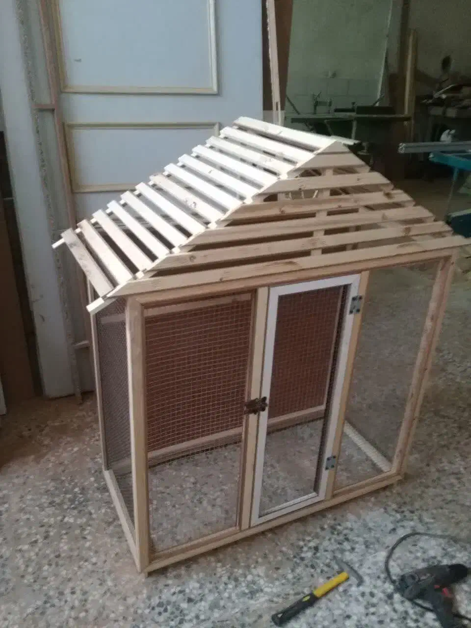 قفس کلبه ای درحد|لوازم جانبی حیوانات|میبد, |دیوار