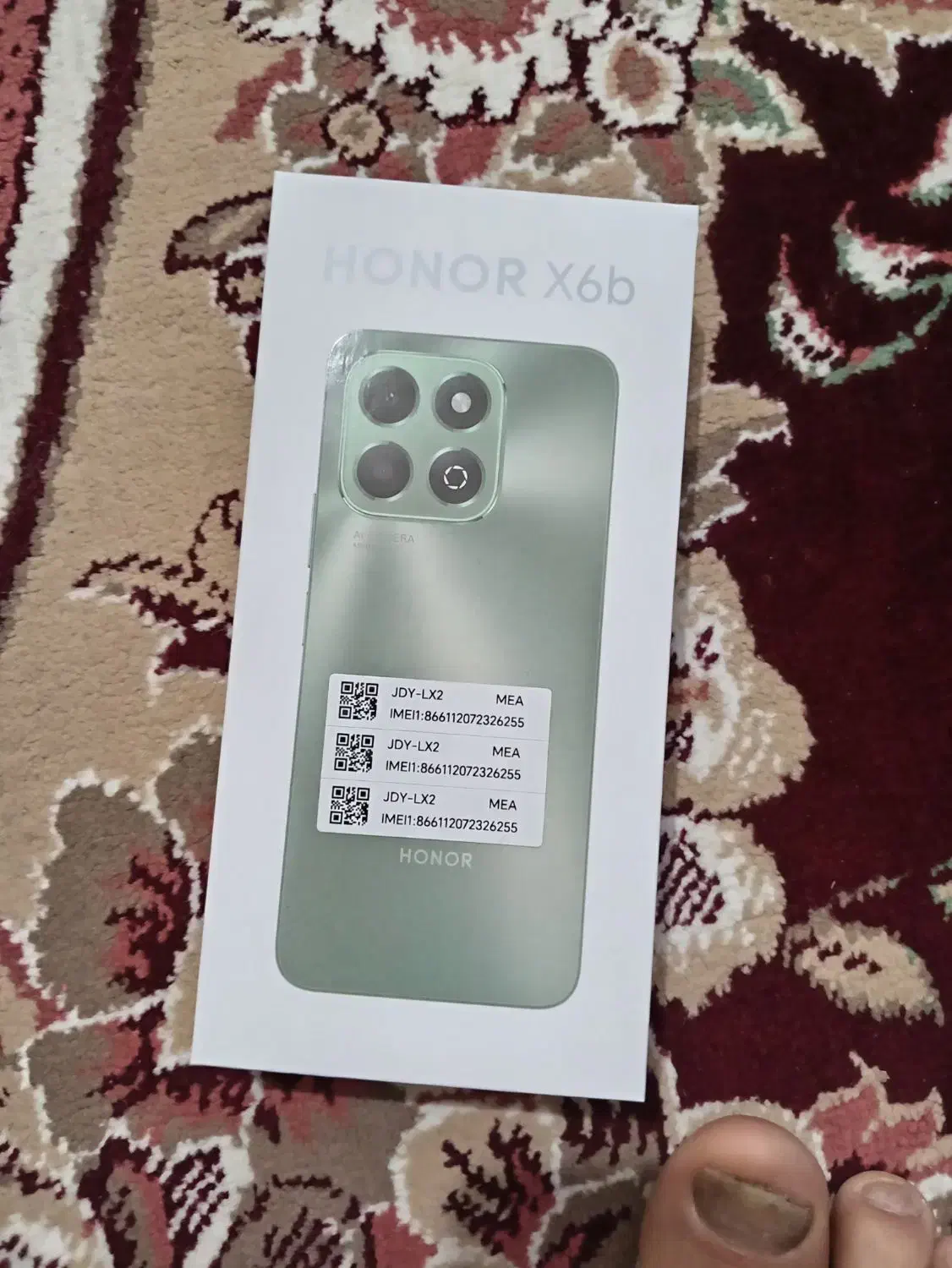 honor x6bبا حافظه128رم6با24ماه گارانتی|موبایل|برازجان, |دیوار