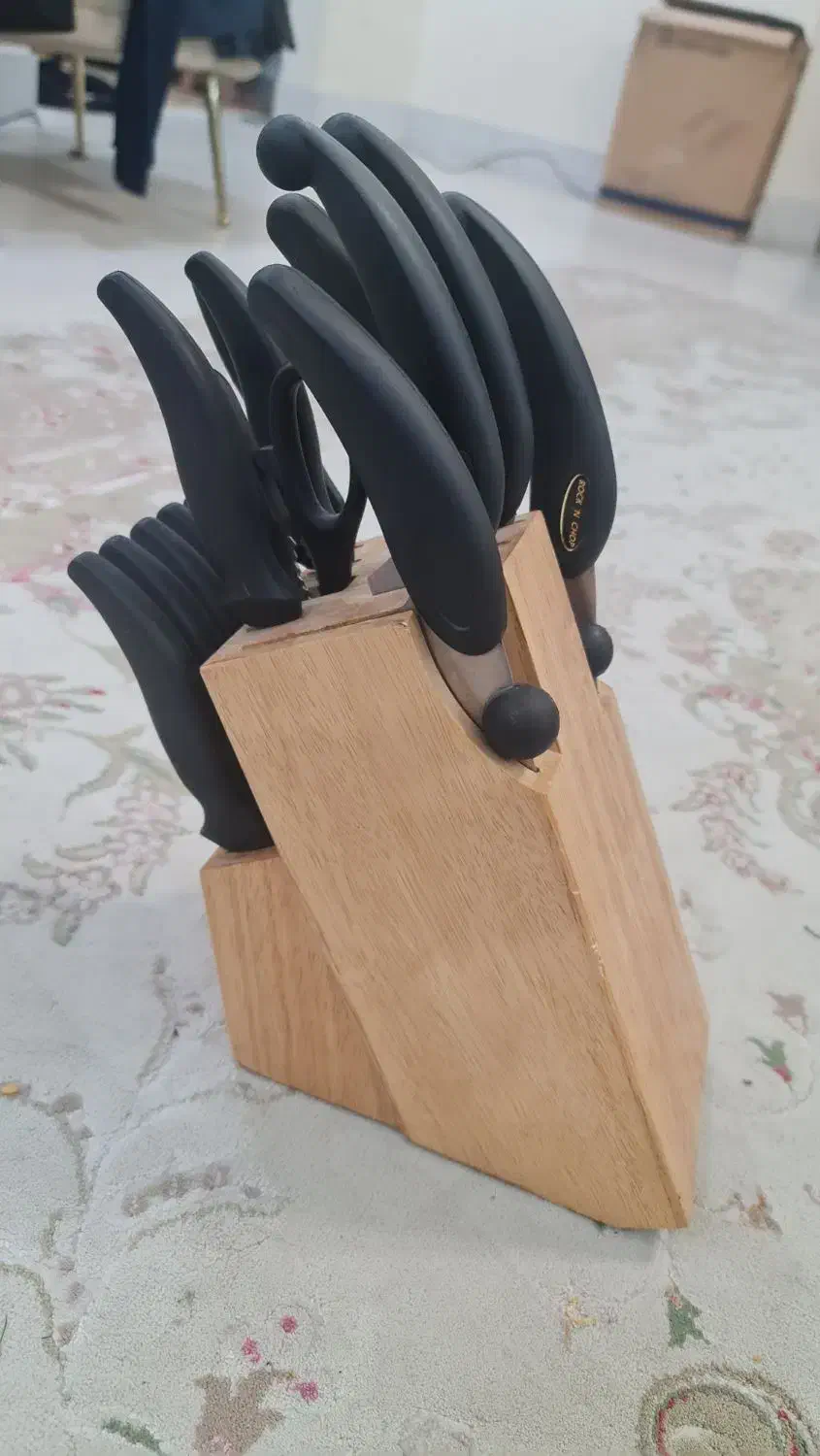 ست ۱۵ عددی چاقوی آشپزخانه کاملا نو|ظروف پختوپز|مهاباد (آذربایجان غربی), |دیوار