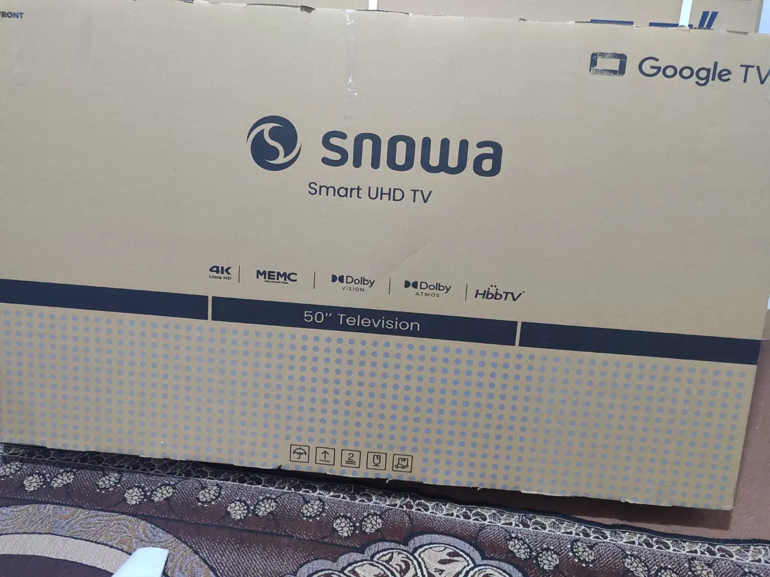 تلویزیون اسنوا 50اینچ فورکی هوشمند اک|تلویزیون و پروژکتور|سوسنگرد, |دیوار