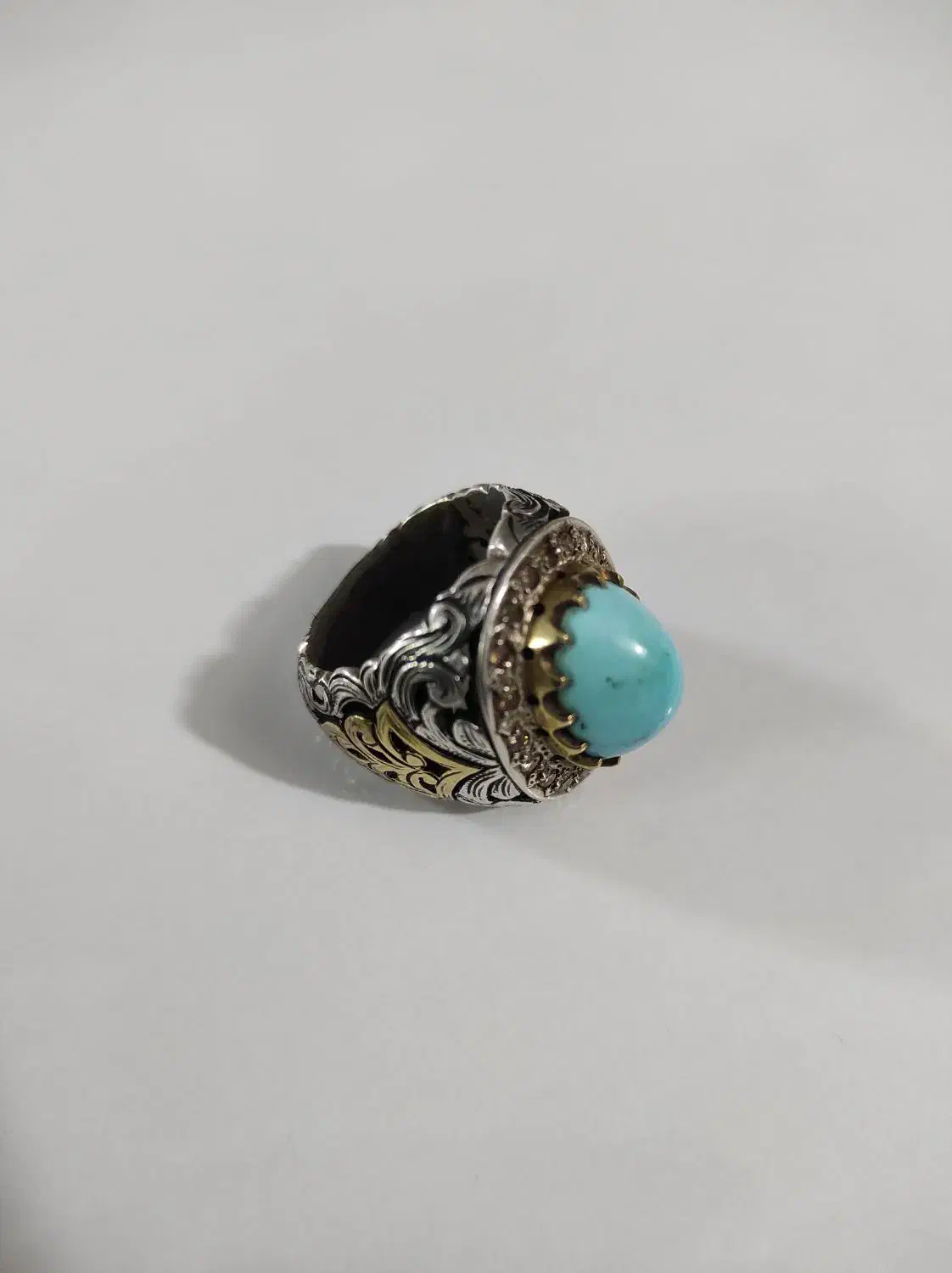 انگشتر فیروزه نیشابوری|جواهرات|بیرجند, |دیوار