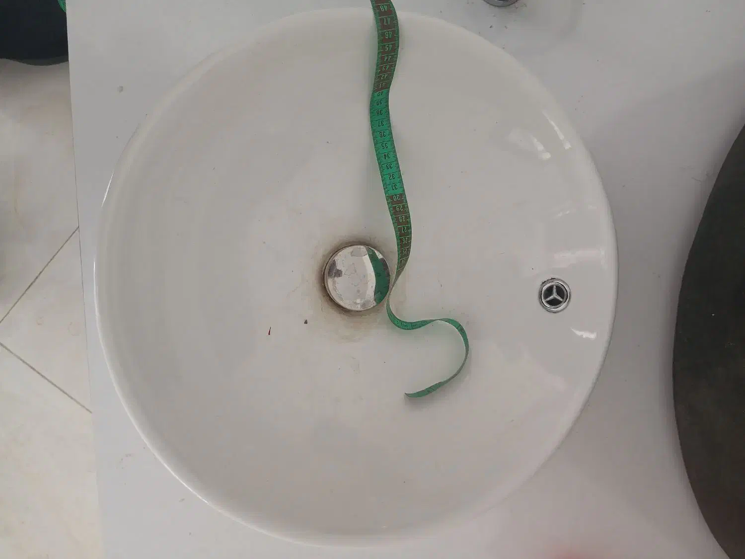 روشویی سرامیک طرح گرد|لوازم سرویس بهداشتی|خمین, |دیوار