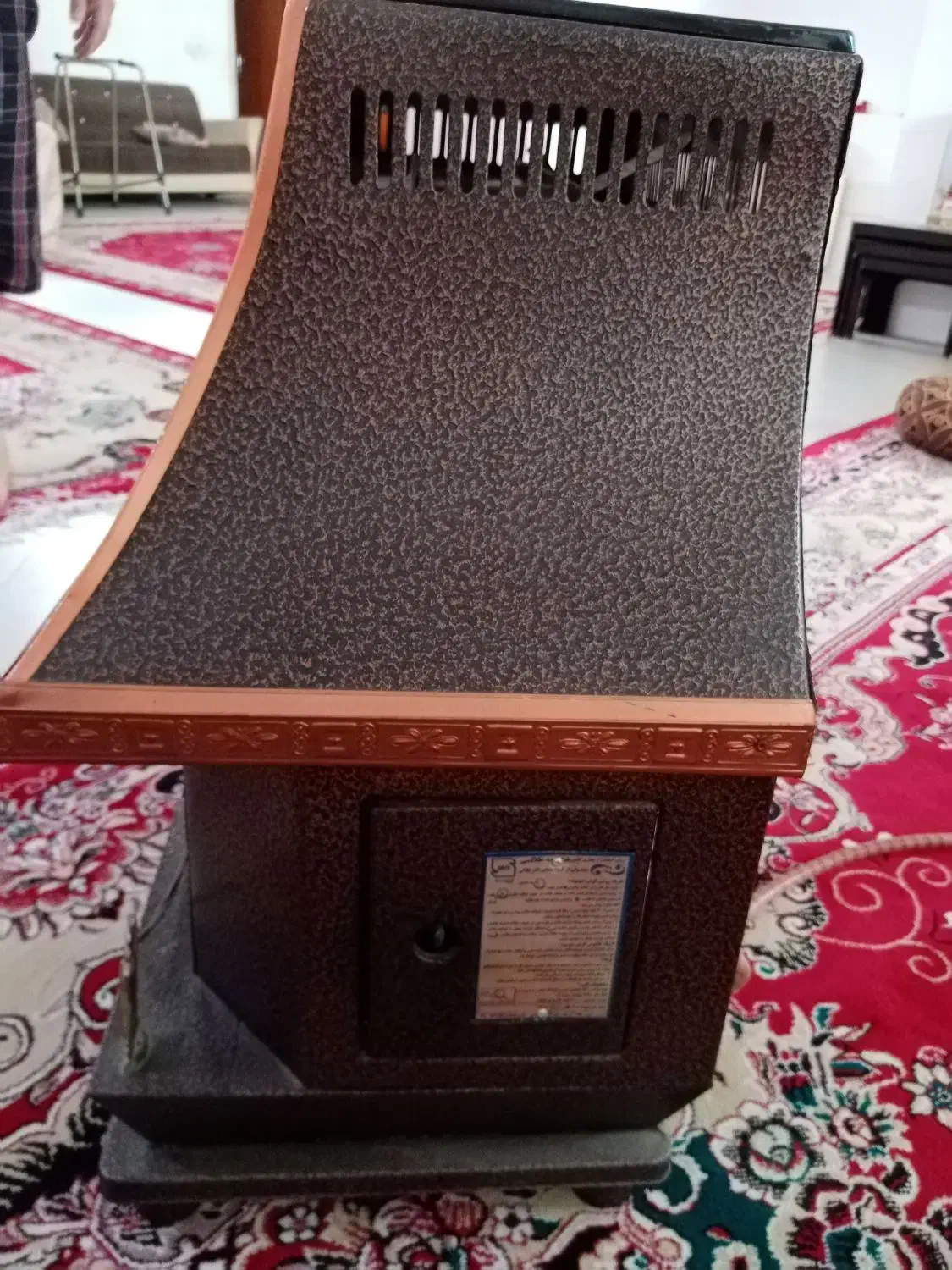 بخاری گازی طرح شومینه در حد نو|بخاری، هیتر، شومینه|فسا, |دیوار