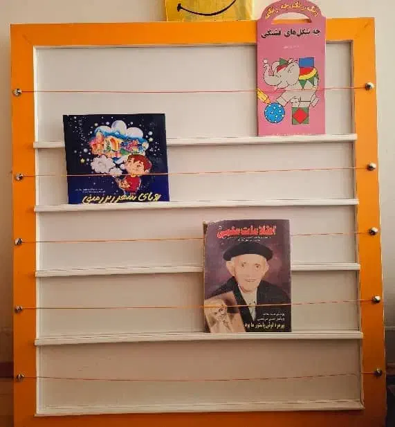 استند برای کتاب و اجناسی در ابعاد کتاب|کتابخانه، شلف، قفسه‌های دیواری|قم, شاه احمد قاسم|دیوار