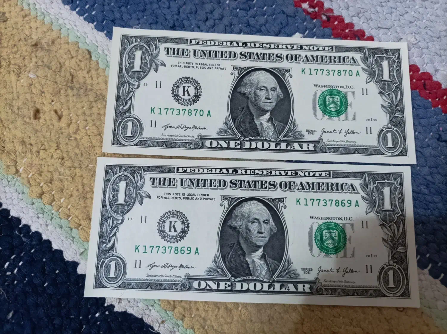 دلار جفت کلکسیونی|کلکسیون سکه، تمبر، اسکناس|بیرجند, |دیوار