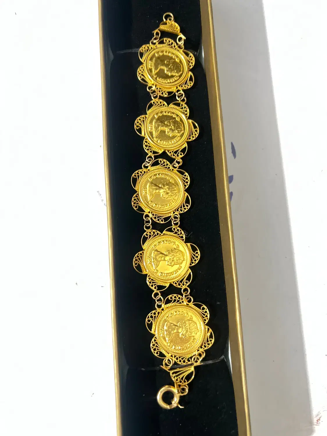 دستبند طلا سکه ای|جواهرات|زاهدان, |دیوار