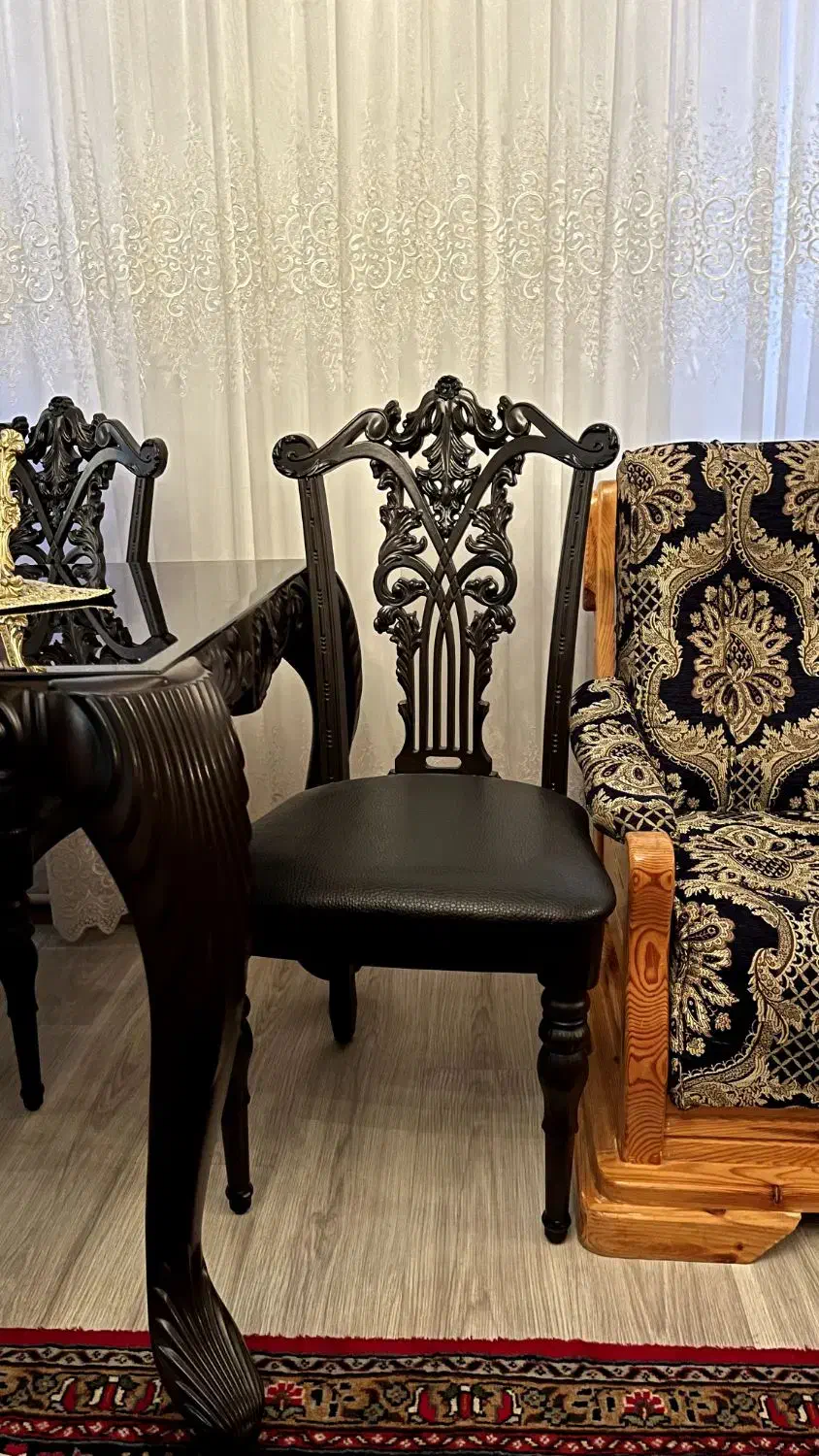 نهارخوری ۶نفره|میز و صندلی غذاخوری|سلماس, |دیوار