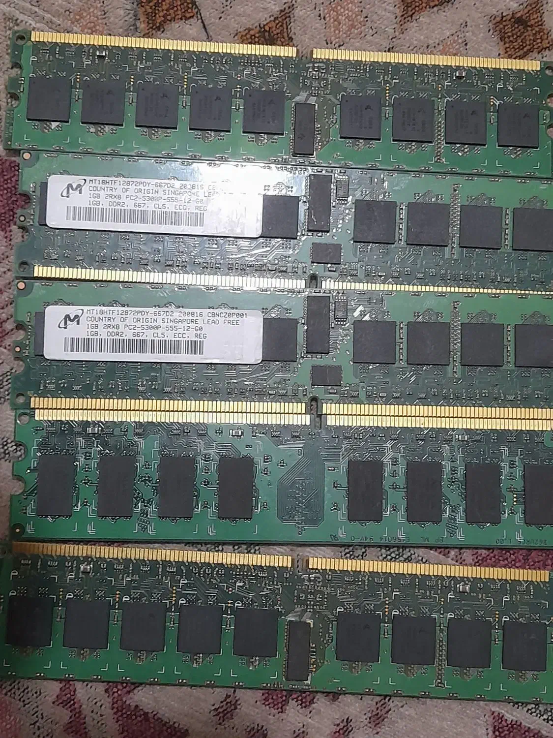 فروش چند عدد رم کامپیوتر و رم دستگاه|قطعات و لوازم جانبی رایانه|چهاردانگه (تهران), |دیوار