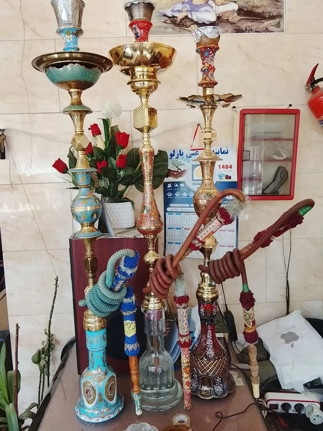 3عدد قلیان اصل حاج اوغلی سنگین|کلکسیون و سرگرمی|خوی, |دیوار