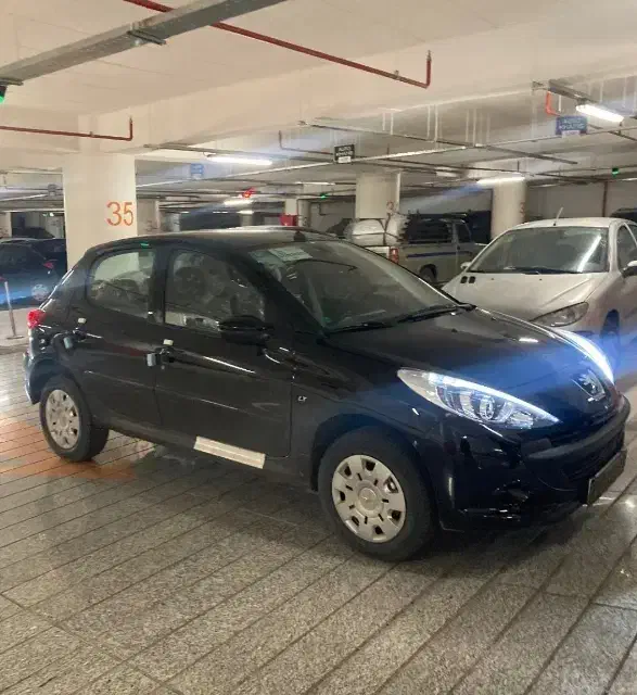 207 tu3 رنگ مشکی|خودرو سواری و وانت|نورآباد, |دیوار