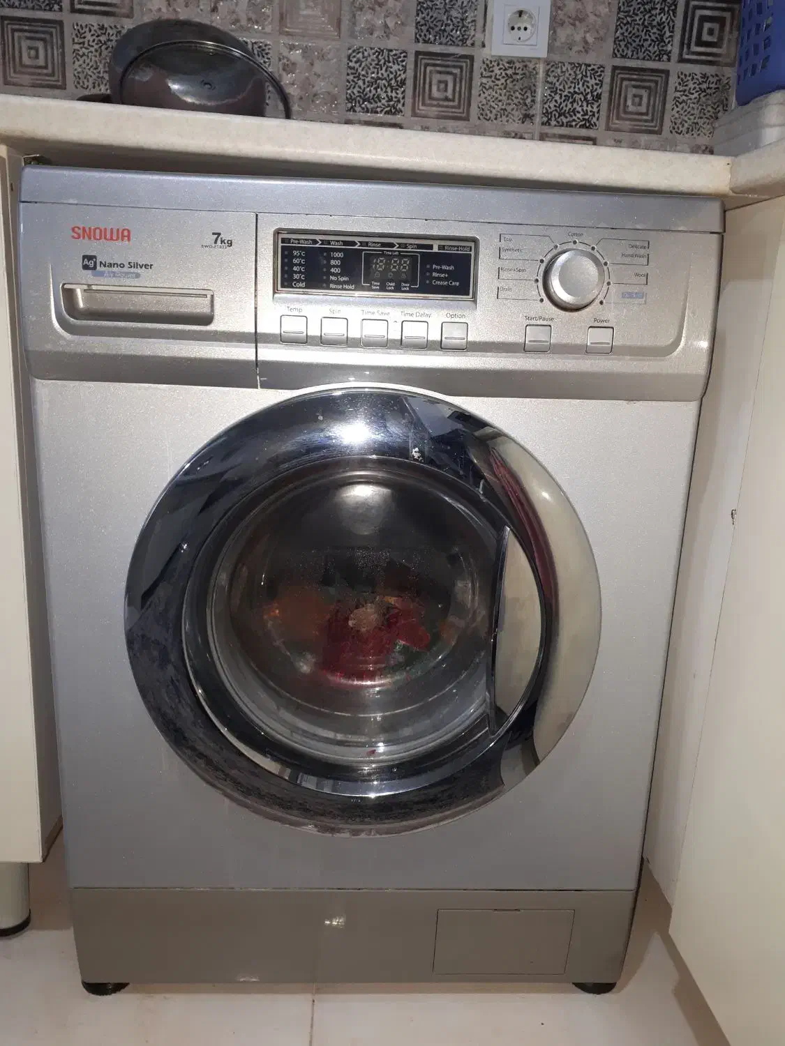 ماشین لباسشویی اتوماتیک  ۷ کیلویی اسنوا|ماشین لباسشویی و خشک‌کن لباس|ماهدشت, |دیوار