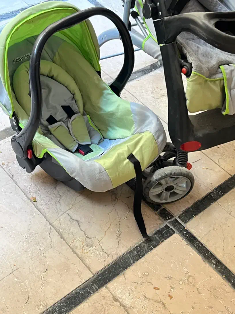 کالسکه و کریر مارک بیبی اسکای خارجی|کالسکه و لوازم جانبی|مشهد, آبکوه|دیوار