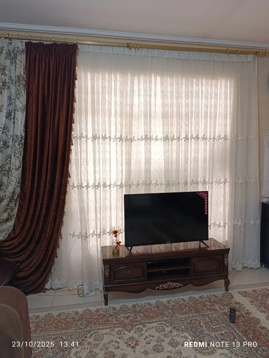 فروش دستک چوب پرده طلایی|پرده، رانر، رومیزی|نیشابور, شهید بهشتی|دیوار