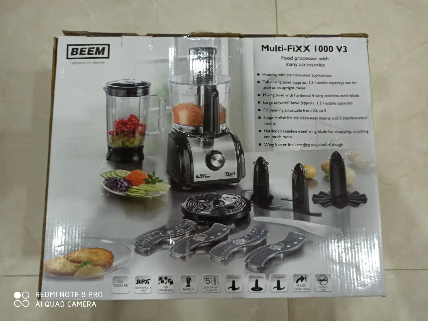 غذا ساز همه کاره بیم آلمانی زیر قیمت|خردکن، آسیاب، غذاساز|شیراز, غدیر جنوبی|دیوار