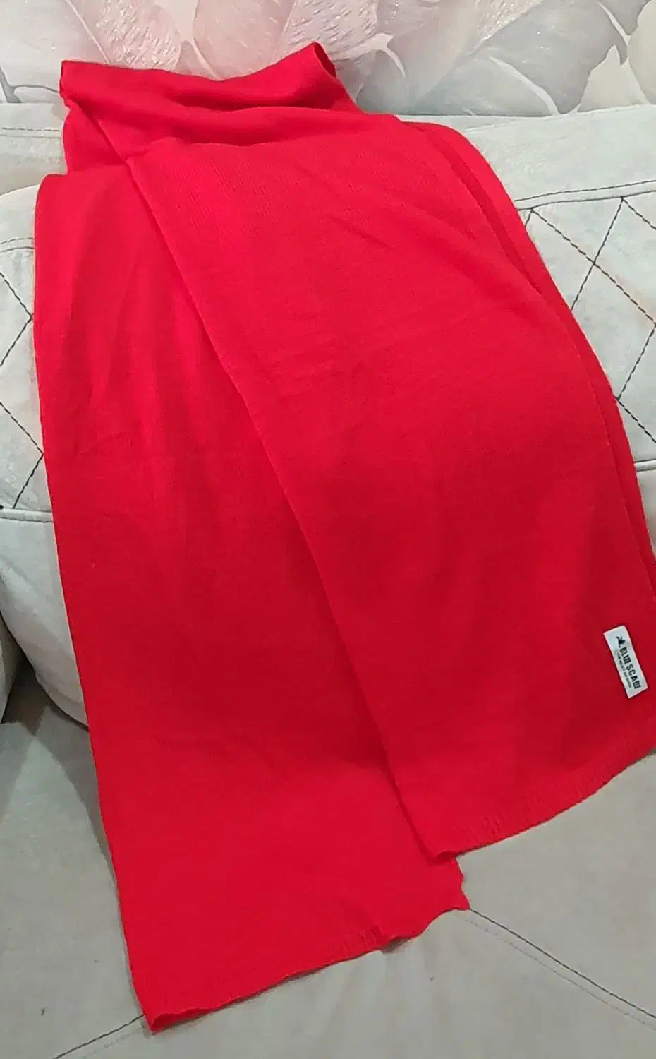 شال بافت قرمز گوجه ای|لباس|تهران, جنتآباد مرکزی|دیوار