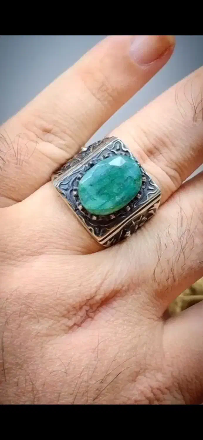 ۴ عدد انگشتر ورشو با سنگ نگین های طبیعی و معدنی|بدلیجات|تهران, صاحب الزمان|دیوار