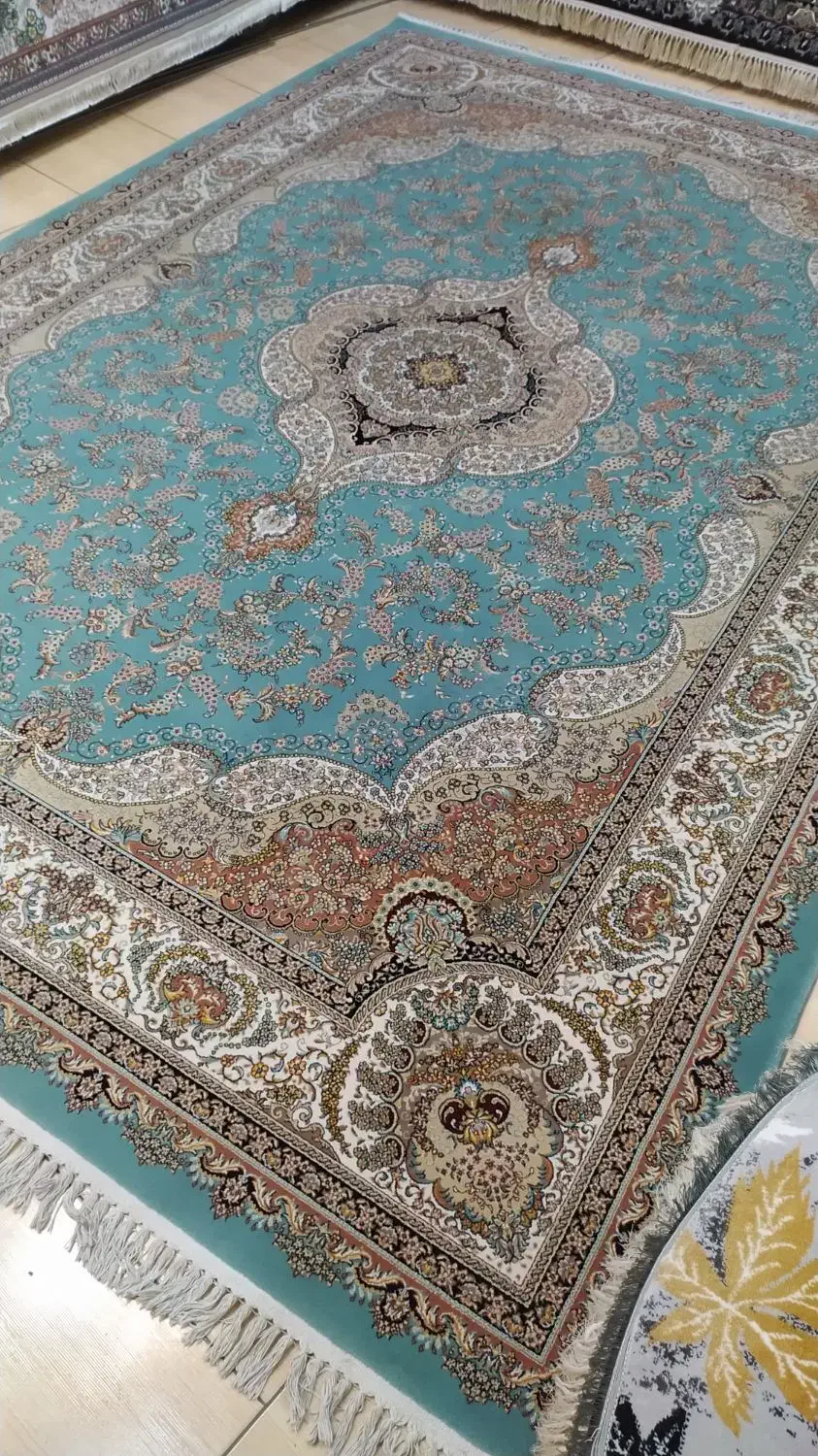 یک جفت فرش9متری آبی و یک جفت کرم 700شانه|فرش|رباط‌کریم, الارد|دیوار