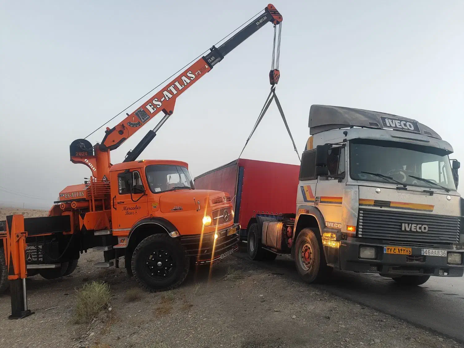 جرثقیل سبک و سنگین و امداد خودرو و کفی|خدمات حمل و نقل|سمنان, |دیوار