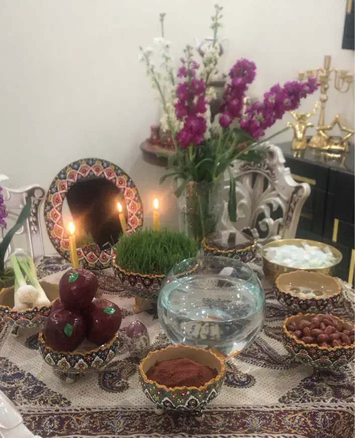 ظروف هفت سین با آینه|صنایع دستی و سایر لوازم تزئینی|تهران, گرگان|دیوار