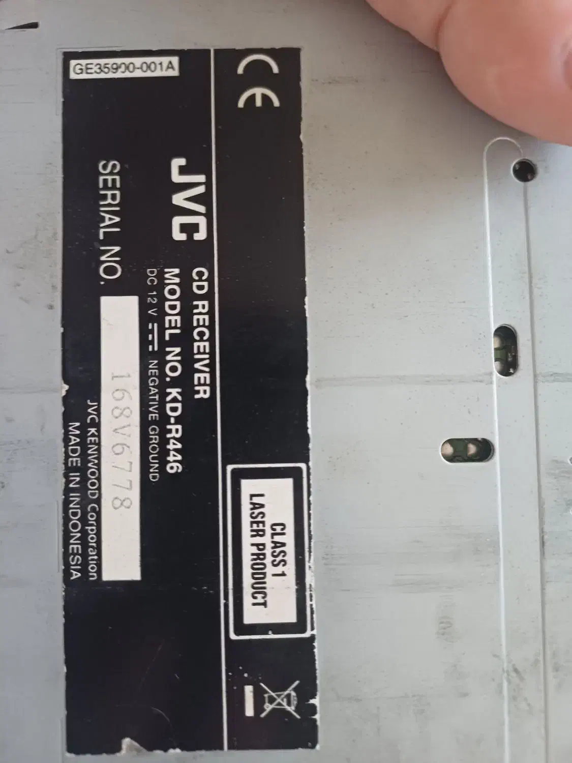 ضبط jvc|پخش‌کننده همراه|میانه, |دیوار