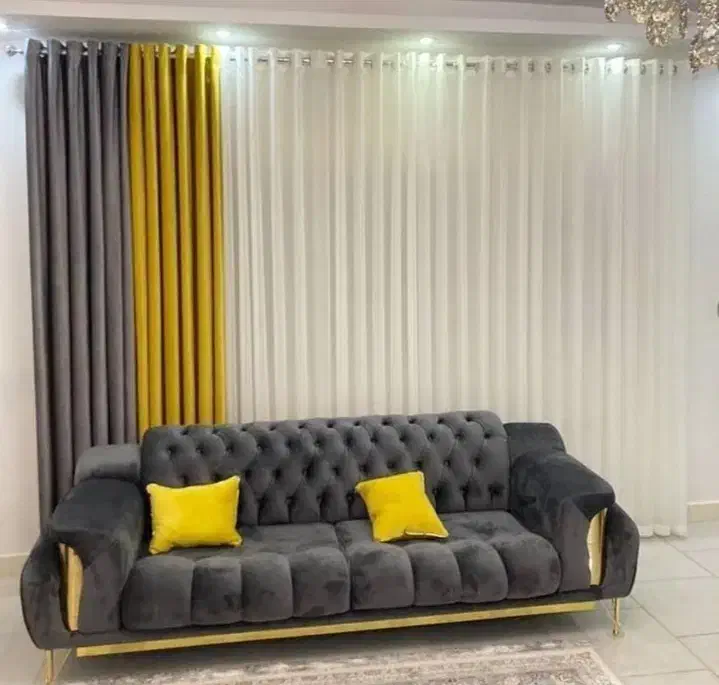 پرده پانچ ومینیمل|پرده، رانر، رومیزی|نجفآباد, شهید رجایی|دیوار