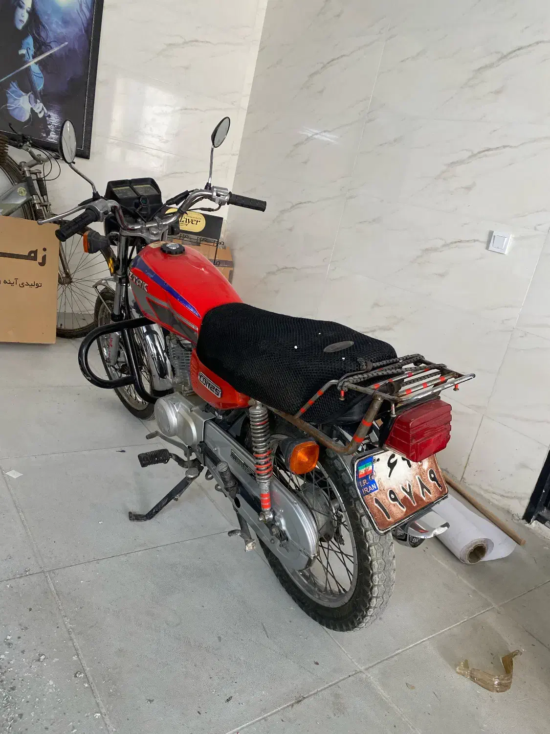 موتور ۱۲۵ تیزتک مدل ۹۵|موتورسیکلت|شیراز, میانرود|دیوار