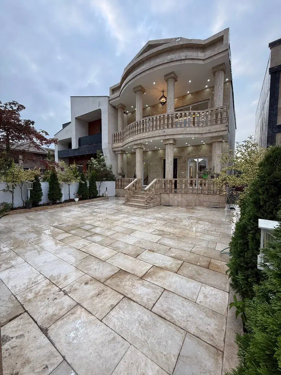 کاخ ویلای نماسنگ باسندتک برگ تاساحل۵ دقیقه|فروش خانه و ویلا|تهران, اقدسیه|دیوار