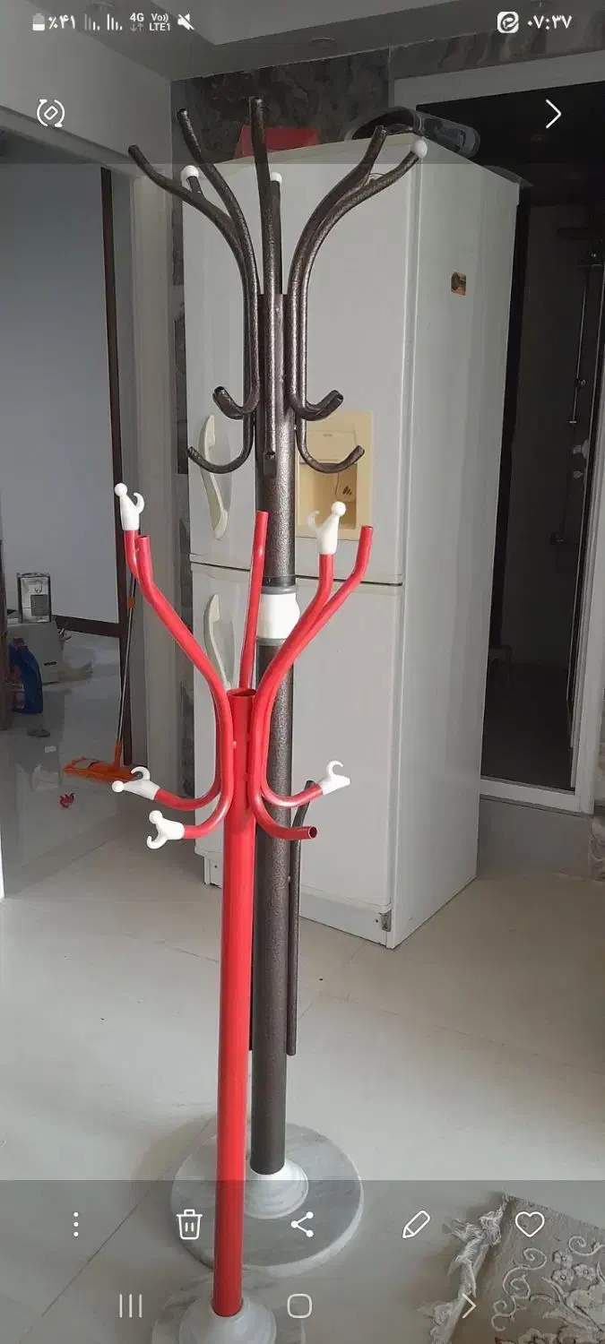 چوب لباسی پایه سنگی|بندرخت و رخت‌آویز|نجف‌آباد, گلدشت|دیوار