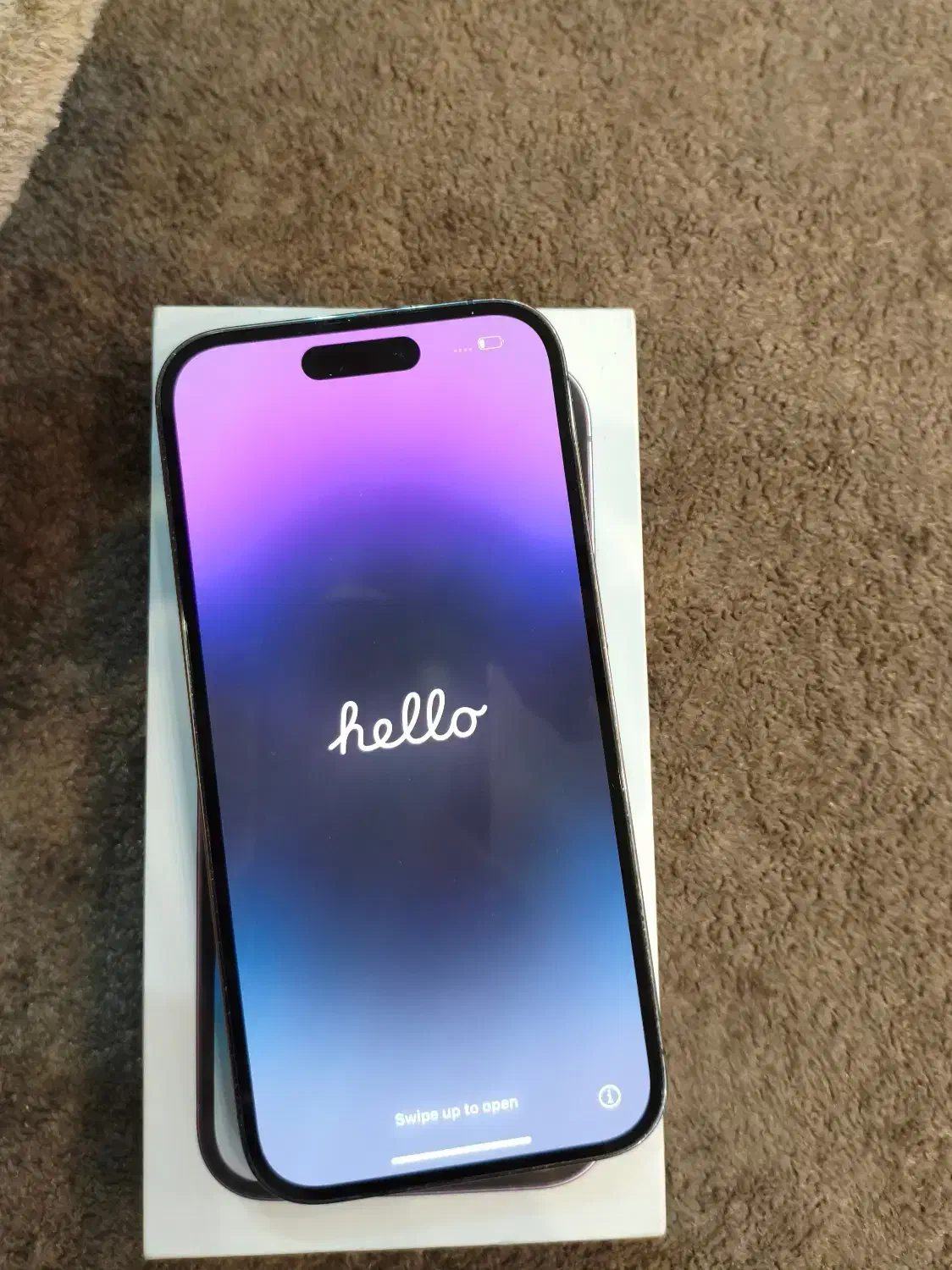 ایفون۱۴پرو ۲۵۶بادمجونی سالم|موبایل|قم, باجک سه|دیوار