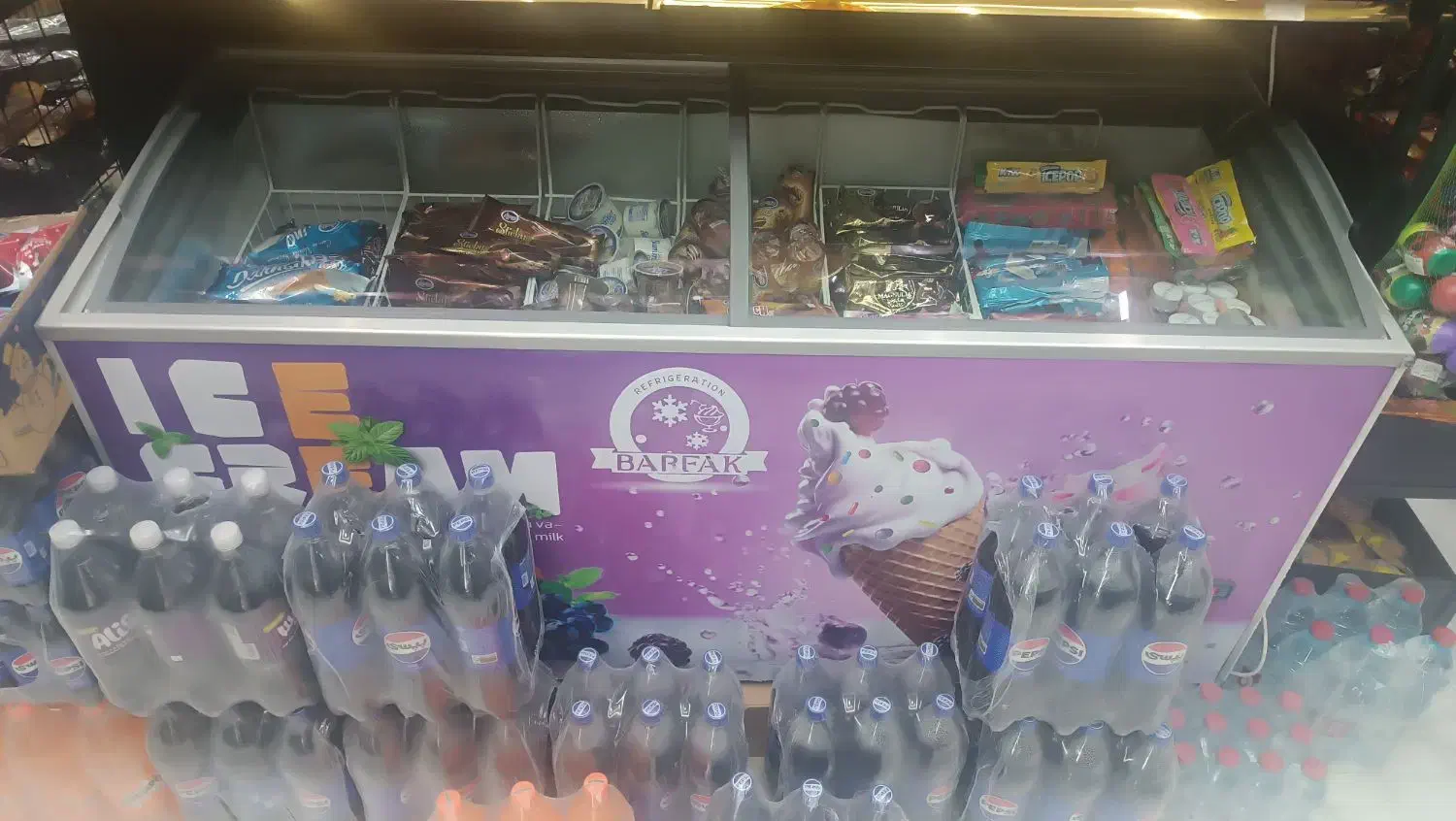 فروش یخچال بستنی 600لیتری برفک|یخچال و فریزر|صدرا-فارس, فاز ۱|دیوار