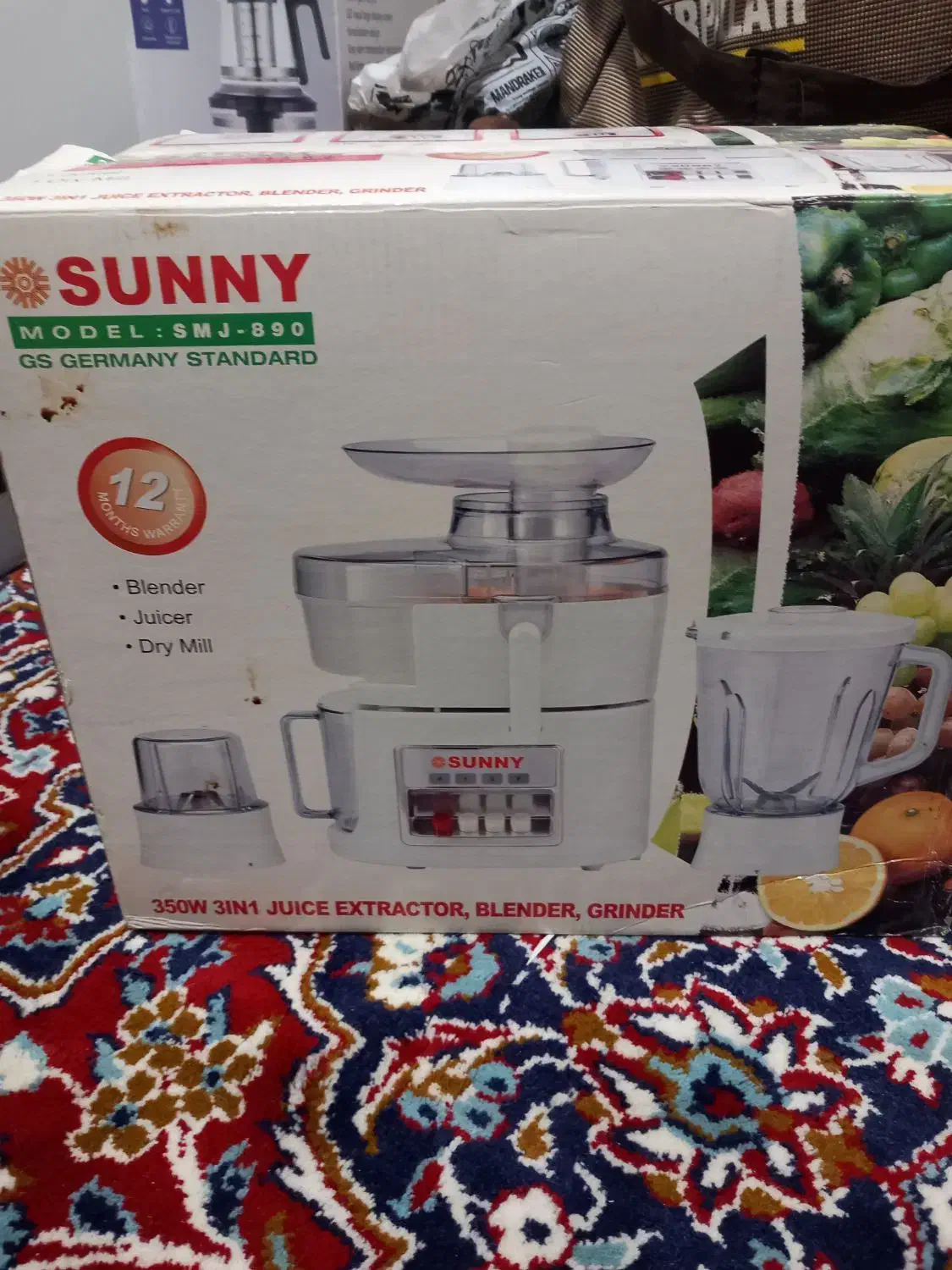 آبمیوه گیری سه کاره اک|آبمیوه‌گیر و آب‌مرکبات‌گیر|قم, باجک دو|دیوار