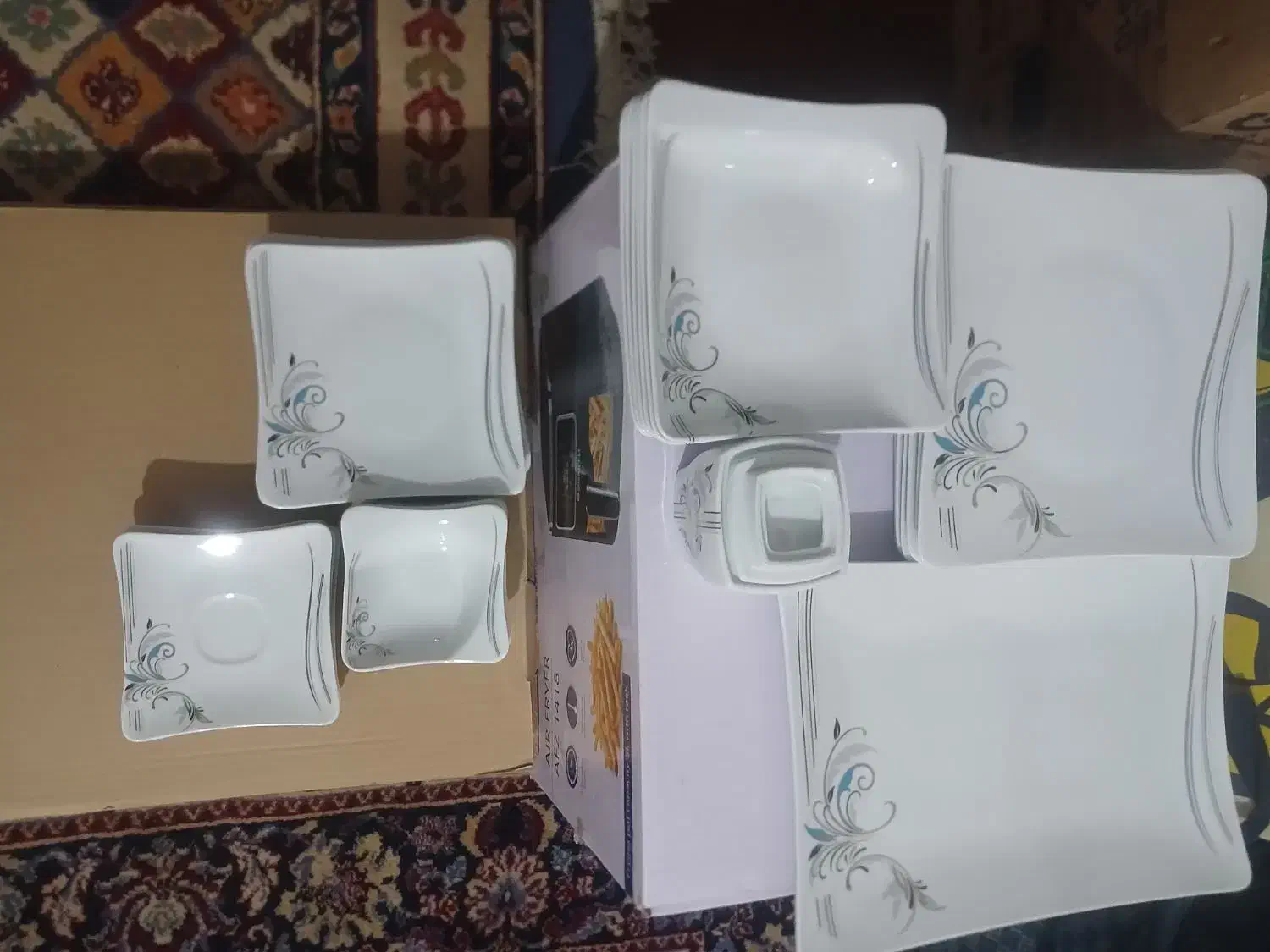 سرویس ۶پارچه چینی توس نونو|ظروف سرو و پذیرایی|اراک, |دیوار